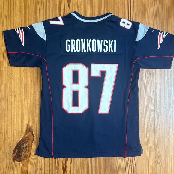 Nike NFL New England Patriots Gronkowski 87 youth jersey SIZE M - Picture 6 of 6